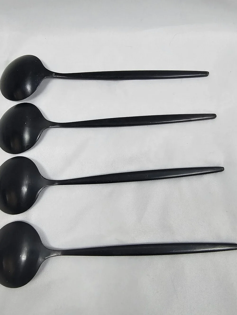 Cutipol Moon Flatware Black Matte Spoons